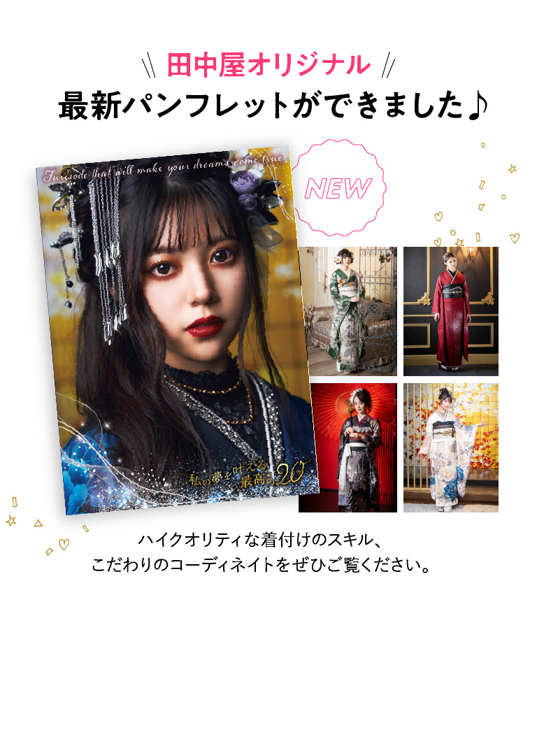 田中屋オリジナル　最新パンフレットができました